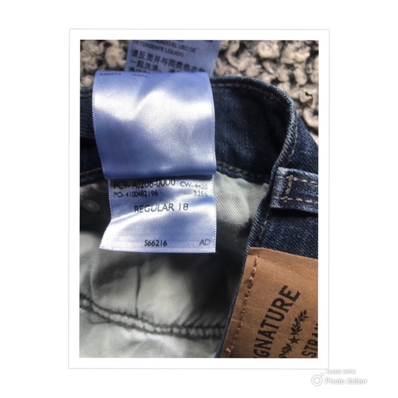 LEVIS JEANS SHORTS CUTOFF DISTRESSED DESTROYED BOYS ADJUSTABLE WAIST SIZE 18 - Picture 6 of 9